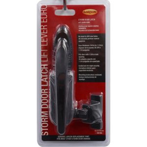 Larson Euro Black Zinc Lift Lever Latch 1 pk