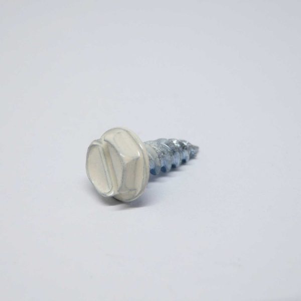 Grip-Rite No. 8 Sizes X 1/2 in. L Slotted Hex Head Gutter Screws 100 pk