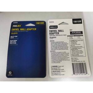 Projex 3 in. D Swivel Thermoplastic Caster 121 lb 1 pk