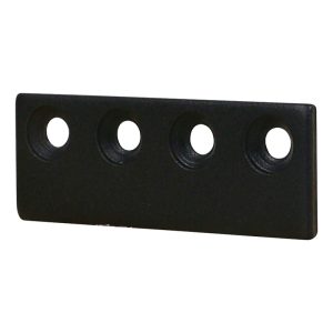 National Hardware 3-1/8 in. L Matte Black Steel Sliding Door Hardware Connecting Adapter 1 pk
