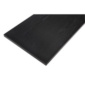 Rubbermaid .625 in. H X 24 in. W X 10 in. D Black Wood Decorative Wall Shelf