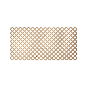 ProWood 48 in. W X 96 in. L Brown Wood Lattice Panel