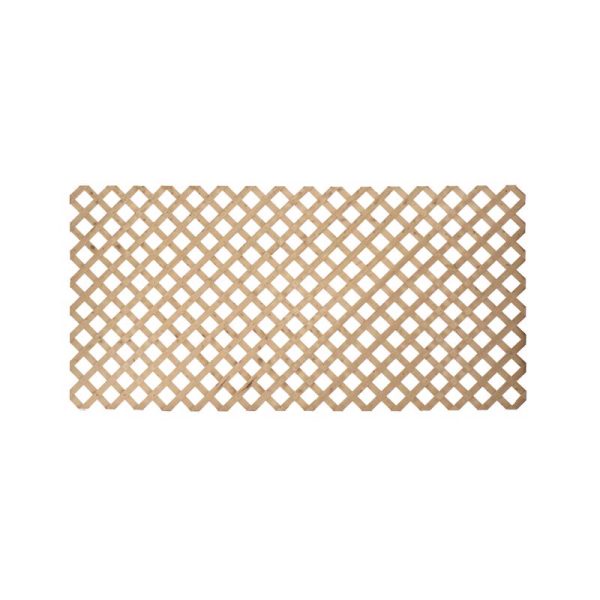 ProWood 48 in. W X 96 in. L Brown Wood Lattice Panel
