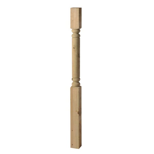 ProWood 4 in. X 4 in. W X 4.5 ft. L Southern Yellow Pine Post #2/BTR Grade