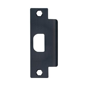 Tell Manufacturing Matte Black Steel Strike Plate 1 pk