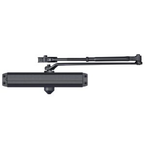 Tell Manufacturing 600 Series Matte Aluminum Hydraulic Adjustable Door Closer Grade 1