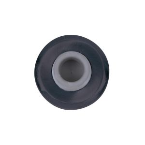 Tell Manufacturing 2 in. L Steel Matte Black Door Bumper Mounts to wall 2-1/2 in.