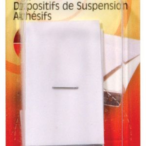 Hillman AnchorWire Transparent Adhesive Hangers 1-1/2 lb 4 pk