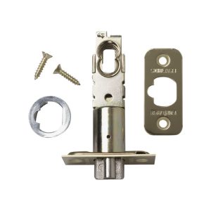 Schlage Bright Brass Steel Dead Latch 1 pk
