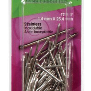 Hillman 17 Ga. X 1 in. L Stainless Steel Brad Nails 1 pk 2 oz