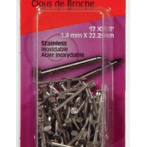 Hillman 17 Ga. X 7/8 in. L Stainless Steel Wire Nails 1 pk 2 oz