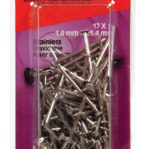 Hillman 17 Ga. X 1 in. L Stainless Steel Wire Nails 1 pk 2 oz