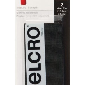 Velcro Hook and Loop Fastener 4 in. L 2 pk