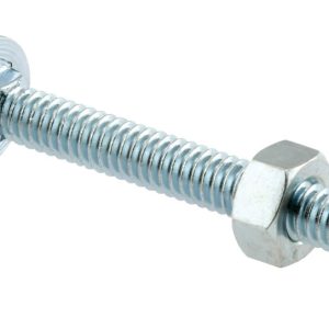 Prime-Line 1-7/8 in. L X 1/4 in. D Steel Carriage Bolts w/Nuts