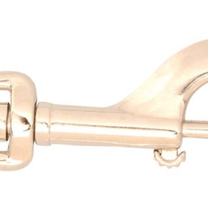 Campbell 1 in. D X 4-1/4 in. L Nickel-Plated Zinc Bolt Snap 90 lb
