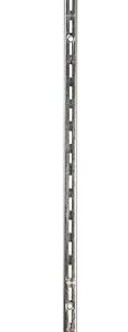 Knape & Vogt Silver Steel Regular Duty Shelf Standard 16 Ga. 36 in. L