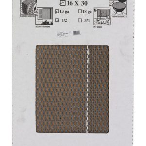 Boltmaster 30 in. 16 in. Uncoated Steel Weldable Expanded Steel