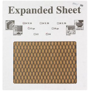 Boltmaster 24 in. 24 in. Uncoated Steel Expanded Sheet