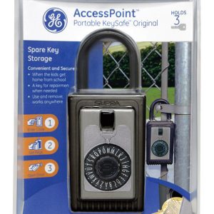 Kidde 3-3/4 in. H X 2.5 in. W X 1-3/4 in. L Steel 3-Digit Combination Key Safe