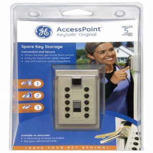 Kidde 4-1/8 in. H X 2.5 in. W X 2-1/4 in. L Steel 3-Digit Combination Key Safe