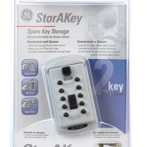 Kidde StorAKey 3.88 in. H X 2.5 in. W Brass 4-Digit Combination Key Safe