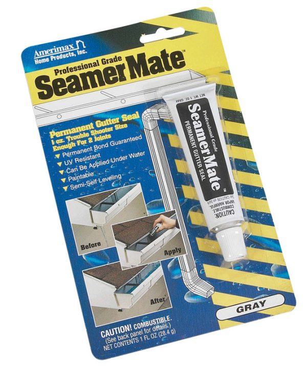 Amerimax SeamerMate Gray Silicone Gutter Sealant 1 Oz - PaintPlace New York