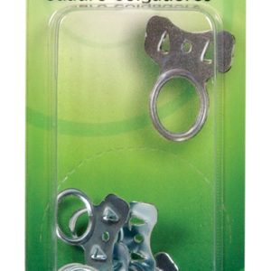 Hillman AnchorWire Steel-Plated Silver Picture Pender 6 pk