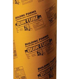 Quikrete Quik-Tube Cardboard Concrete Building Form Tube 12 in. W X 4 ft. L X 12 in. D