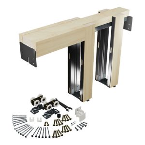 Prime-Line Aluminum Pocket Door Frame Kit 1 pk