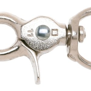 Campbell 5/8 in. D X 2-1/2 in. L Nickel-Plated Iron Trigger Snap 70 lb