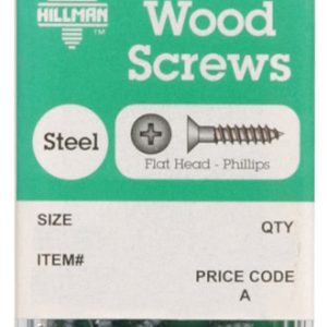 Hillman No. 14 X 2 in. L Phillips Zinc-Plated Wood Screws 3 pk