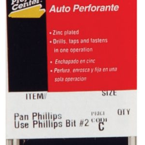 Hillman No. 10 X 1/2 in. L Phillips Pan Head Sheet Metal Screws 7 pk