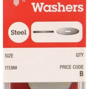 Hillman Zinc-Plated Steel 1/4 in. Fender Washer 6 pk