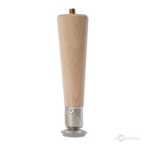 Waddell 5-1/2 in. H Round Tapered Wood Table Leg