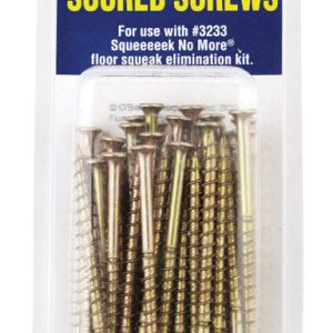 Squeeeeek No More No. 8 X 3 in. L Square Bugle Head Scored Screws 50 pk