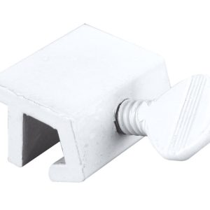 Prime-Line Painted White Aluminum Window Lock 1 pk