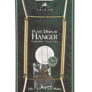 Tripar 7-1/2 to 9-1/2 in. Brass Plate Hanger 1 pk