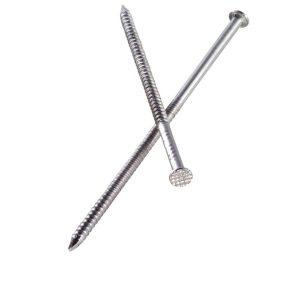Simpson Strong-Tie 8D 2-1/2 in. Siding Stainless Steel Nail Checkered Head 1 lb
