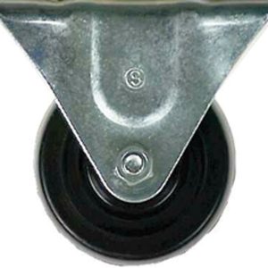 Shepherd Hardware 3 in. D Hard Rubber Rigid Caster 210 lb 1 pk