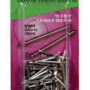 Hillman 17 Ga. X 3/4 in. L Bright Steel Brad Nails 1 pk 2 oz