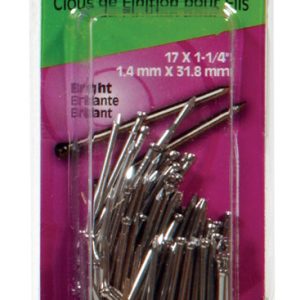 Hillman 17 Ga. X 1-1/4 in. L Bright Steel Brad Nails 1 pk 2 oz