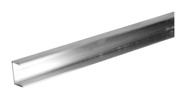 Boltmaster 1/16 in. X 5/8 in. W X 4 ft. L Mill Aluminum U Channel