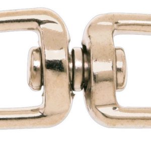 Campbell 3/4 in. D X 3 in. L Nickel-Plated Zinc Double Eye Swivel 100 lb
