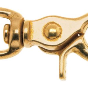 Campbell 1/2 in. D X 2-1/2 in. L Polished Bronze Trigger Snap 40 lb