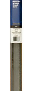 M-D Gray Vinyl Threshold Insert For Low Thresholds 36 in. L X 5/8 in.