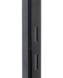 Knape & Vogt Black Steel Regular Duty Bracket 16 Ga. 24 in. L