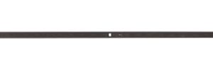 Knape & Vogt Black Steel Regular Duty Bracket 16 Ga. 48 in. L 320 lb