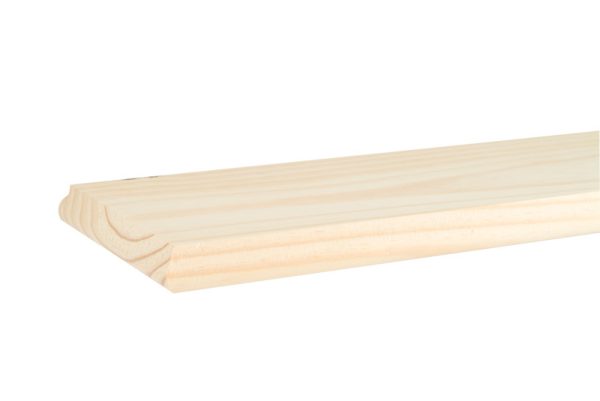 Waddell 5.5 in. W X 24 in. D Beige Wood Unfinished Shelf