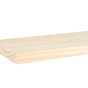 Waddell 9 in. W X 24 in. D Beige Wood Unfinished Shelf