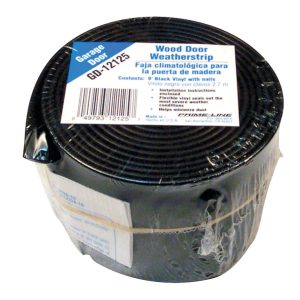 Prime-Line Black Vinyl Weatherstrip For Garage Doors 9 ft. L X 1-3/8 in.